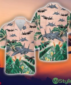 Air Force McDonnell Douglas F-15 Eagle 3D Hawaiian Shirt Summer Shirt Holiday Gift For Men And Women Product Photo 1