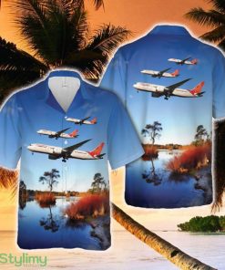 Air India Boeing 787-8 Dreamliner Hawaiian Shirt - Air India Boeing 787-8 Dreamliner Hawaiian Shirt