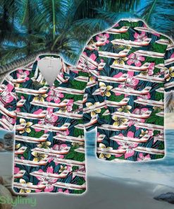 Air Wisconsin Bae 146 Hawaiian Shirt - Air Wisconsin Bae 146 Hawaiian Shirt
