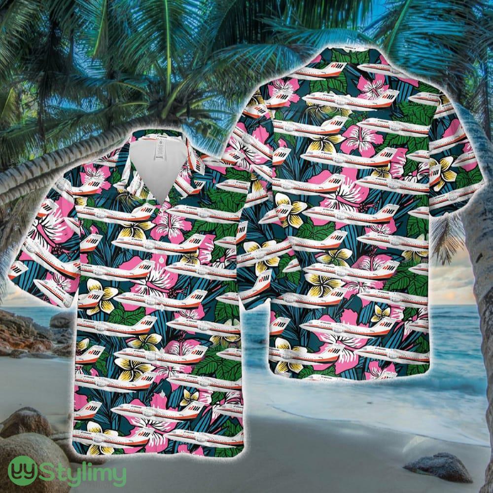 Air Wisconsin Bae 146 Hawaiian Shirt 2 Air Wisconsin Bae 146 Hawaiian Shirt - Air Wisconsin Bae 146 Hawaiian Shirt