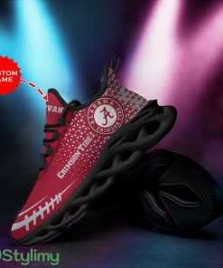 Alabama Crimson Tide Custom Name Personalized Max Soul Sneakers Running Sports Shoes For Men Women Product Photo 1