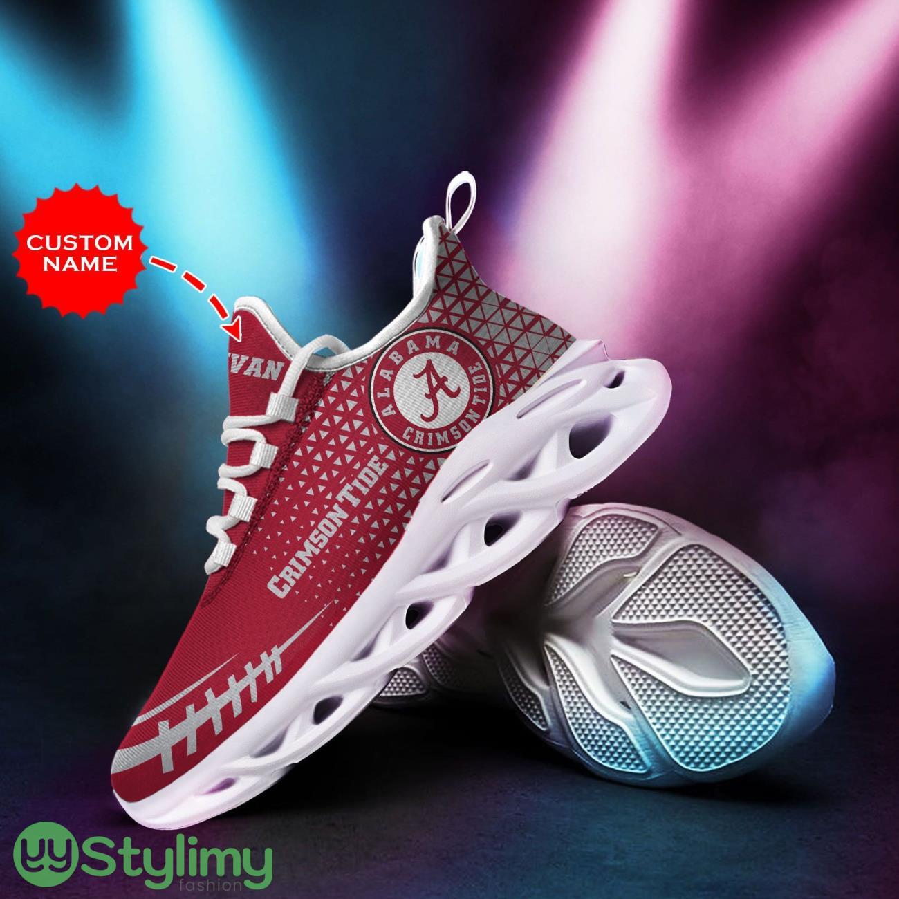 Alabama Crimson Tide Custom Name Personalized Max Soul Sneakers Running Sports Shoes For Men Women 4 Alabama Crimson Tide Custom Name Personalized Max Soul Sneakers Running Sports Shoes For Men Women Product Photo 4