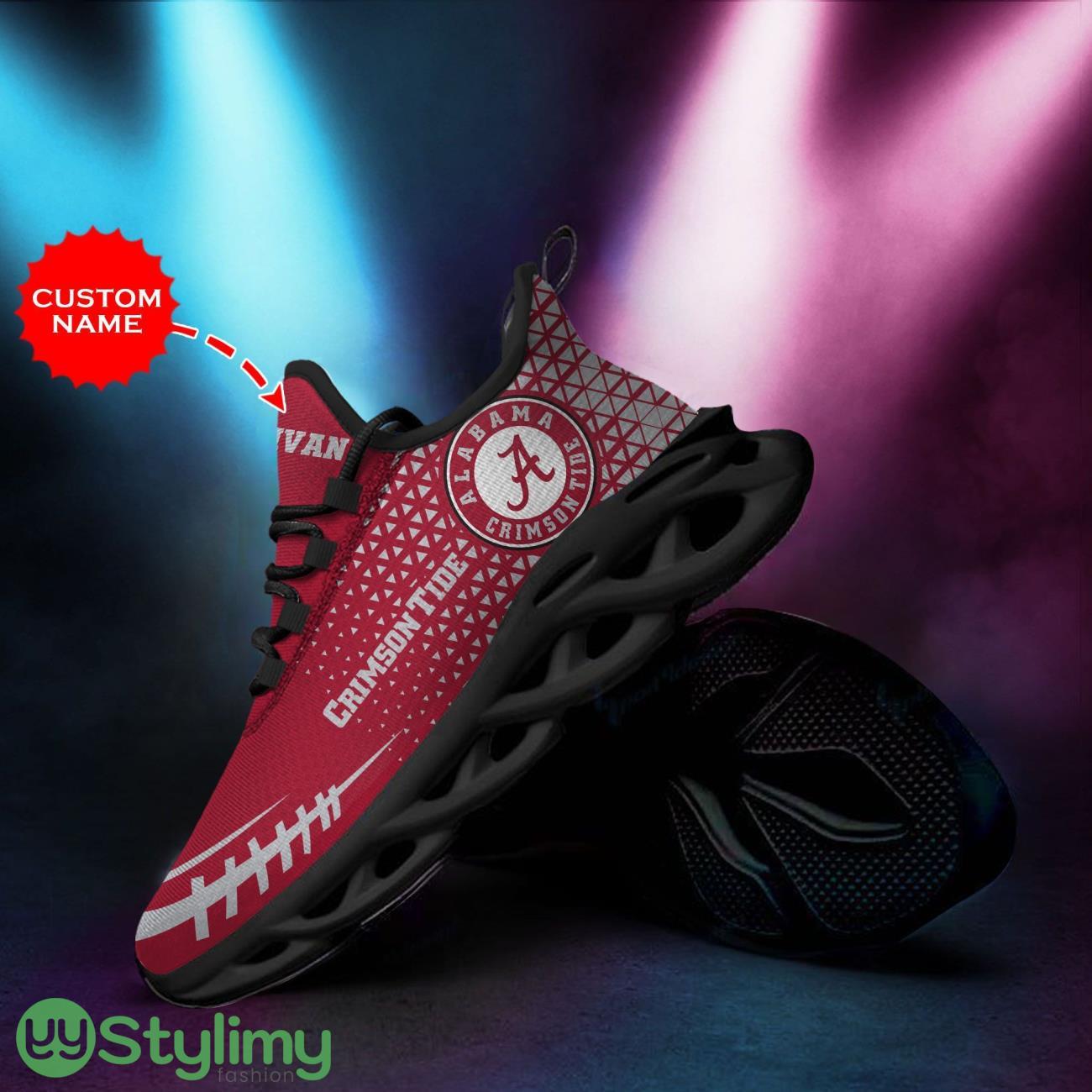 Alabama Crimson Tide Custom Name Personalized Max Soul Sneakers Running Sports Shoes For Men Women 7 Alabama Crimson Tide Custom Name Personalized Max Soul Sneakers Running Sports Shoes For Men Women Product Photo 1