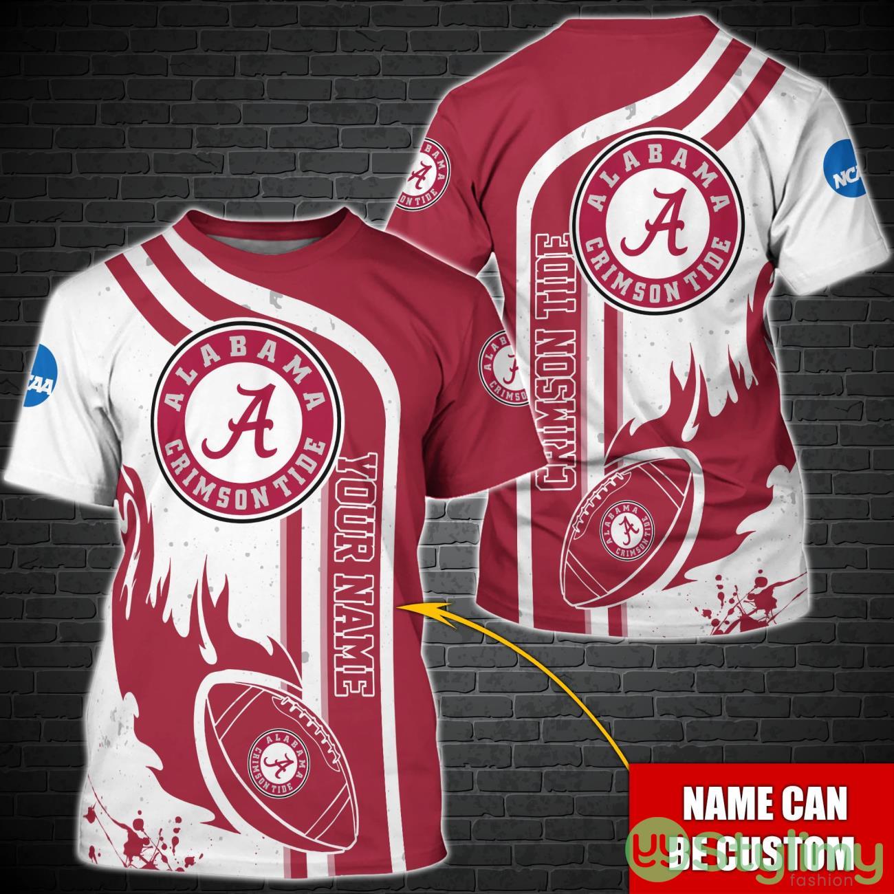 Alabama Crimson Tide NCAA1 Custom Name Special T-Shirt For Fans 2 Alabama Crimson Tide NCAA1 Custom Name Special T-Shirt For Fans Product Photo 1