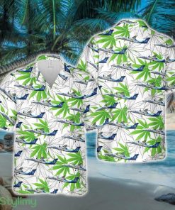 Alaska Airlines Bombardier Q400 Hawaiian Shirt - Alaska Airlines Bombardier Q400 Hawaiian Shirt