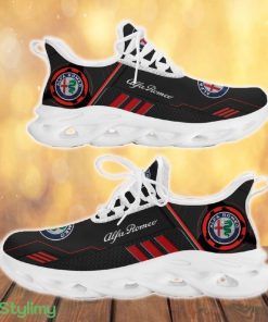 Alfa Romeo Red Car Running Shoes Badge For Fans Max Soul Sneakers Men And Women Gift - Alfa Romeo Red Max Soul Shoes Car Photo 1