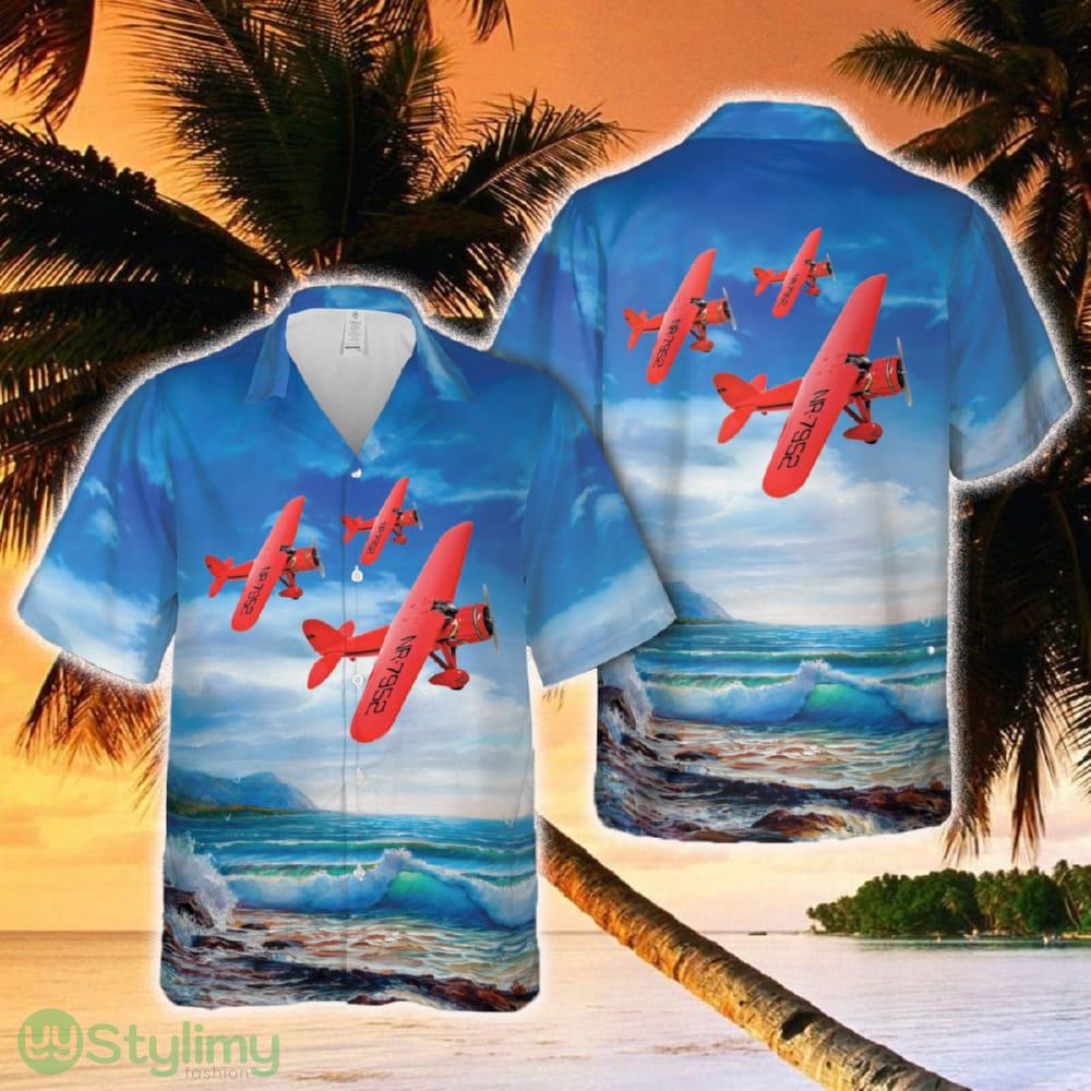 Amelia Earhart`s Red Airplane Hawaiian Shirt 2 Amelia Earhart`s Red Airplane Hawaiian Shirt - Amelia Earhart`s Red Airplane Hawaiian Shirt