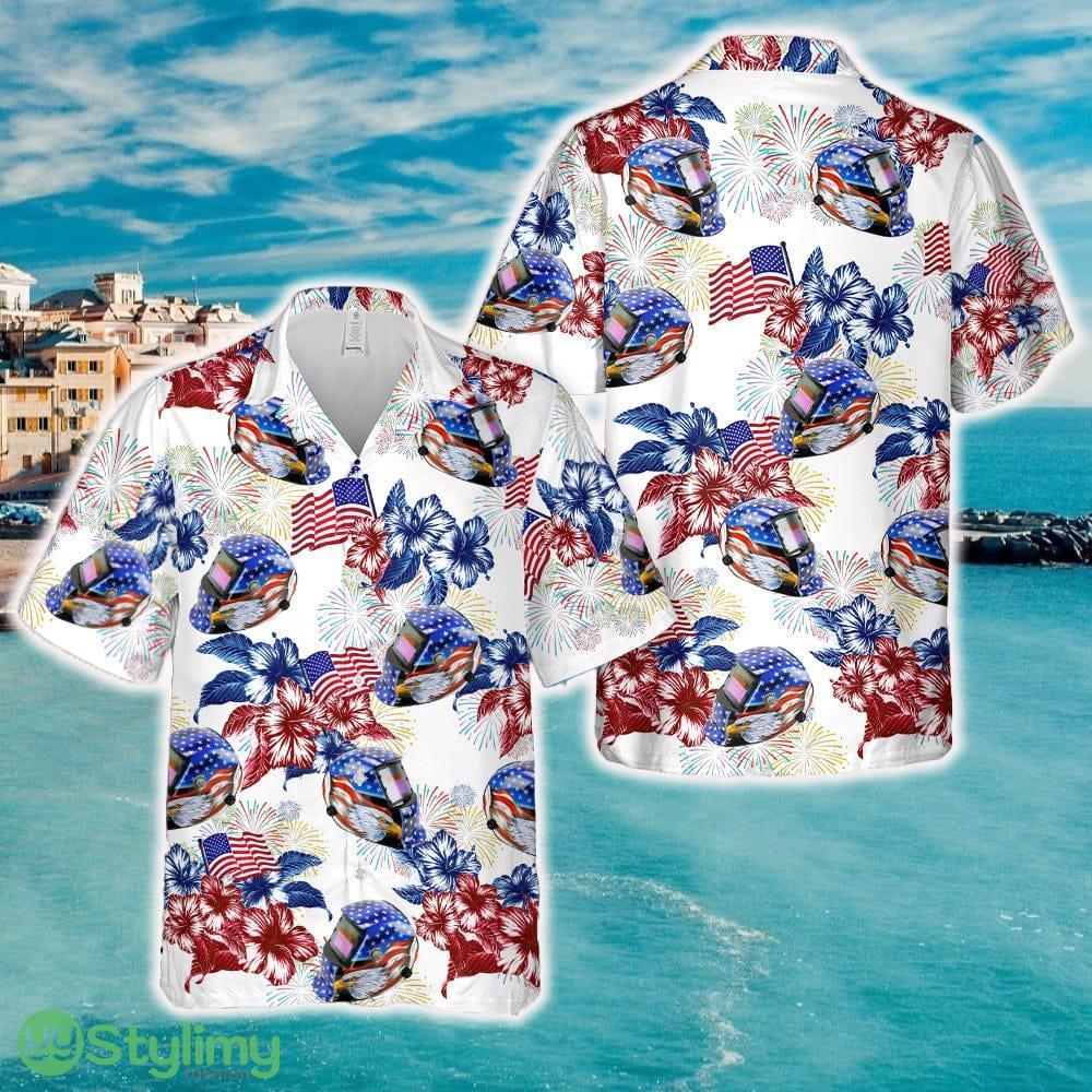 AMERICAN EAGLE Welding Helmet Hawaiian Shirt 2 AMERICAN EAGLE Welding Helmet Hawaiian Shirt - AMERICAN EAGLE Welding Helmet Hawaiian Shirt