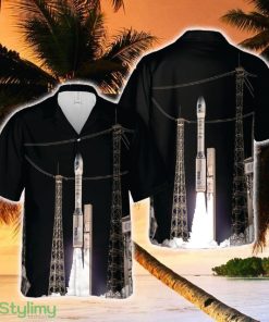Ariane Space Vega C Hawaiian Shirt - Ariane Space Vega C Hawaiian Shirt