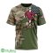 Arizona Cardinals Flag Andl Camo Design Custom Name And Number 3D T-Shirt Product Photo 2