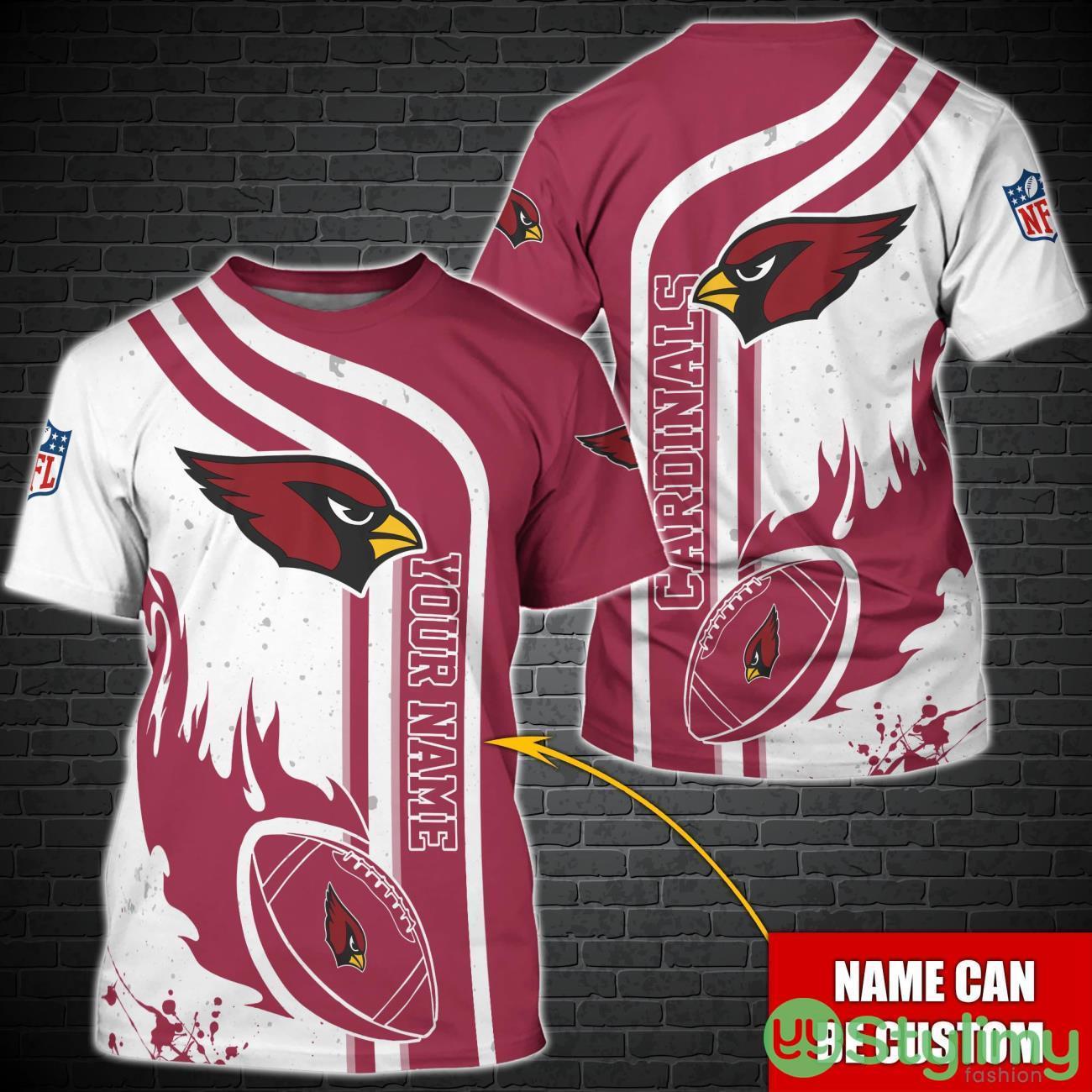 Arizona Cardinals NFL Custom Name Special T-Shirt For Fans 2 Arizona Cardinals NFL Custom Name Special T-Shirt For Fans Product Photo 1
