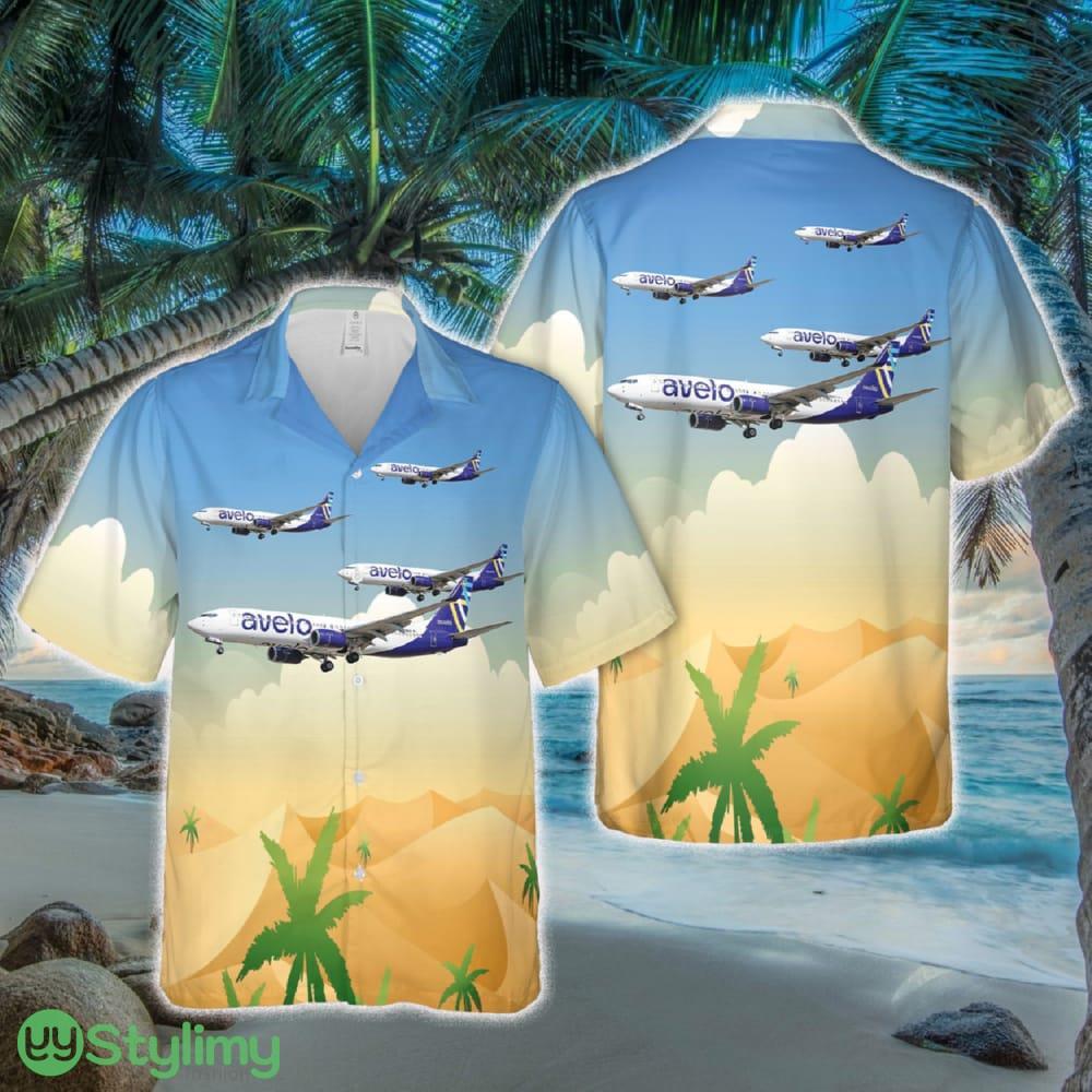 Avelo Airlines Boeing 737-86N(WL) Hawaiian Shirt 2 Avelo Airlines Boeing 737-86N(WL) Hawaiian Shirt - Avelo Airlines Boeing 737-86N(WL) Hawaiian Shirt
