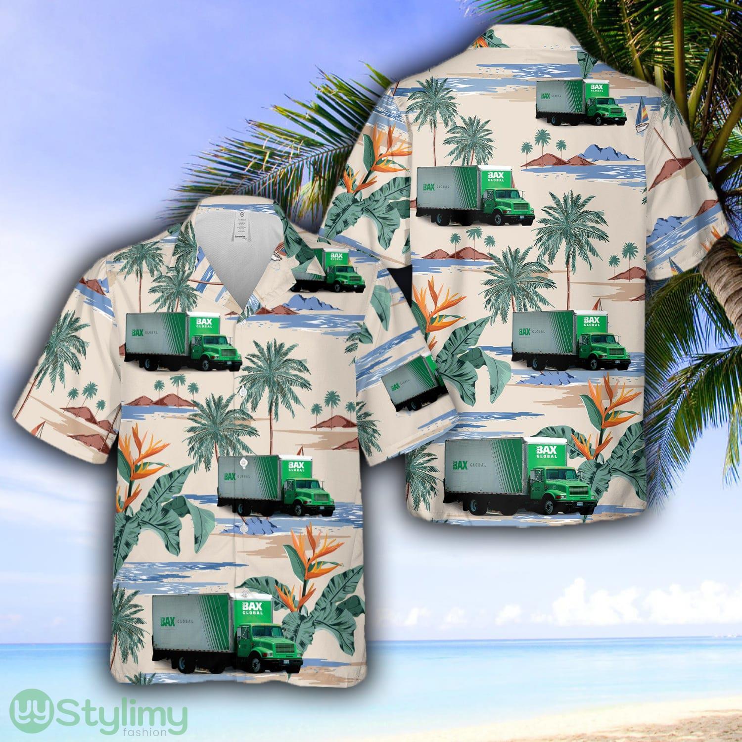 BAX Global International truck Hawaiian Shirt 2 BAX Global International truck Hawaiian Shirt - BAX Global International truck Hawaiian Shirt