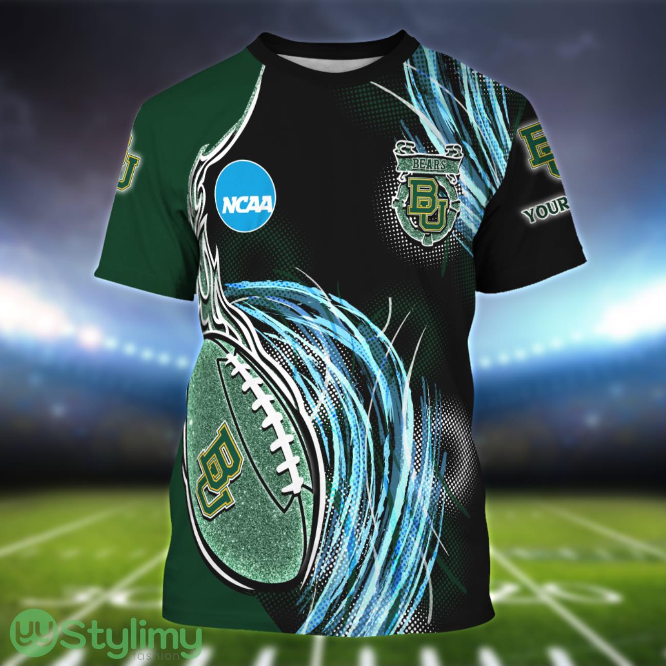 Baylor Bears Personalized Name Sport 3D T-Shirt 2 Baylor Bears Personalized Name Sport 3D T-Shirt Product Photo 1