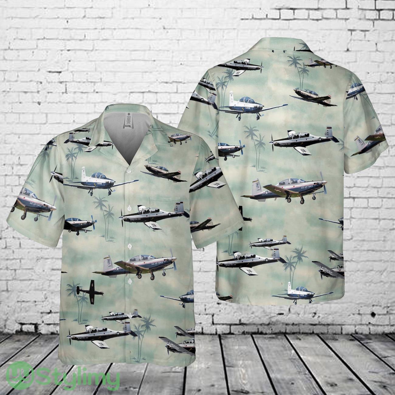 Beechcraft T-6 Texan II Pocket 3D Hawaiian Shirt 2 Beechcraft T-6 Texan II Pocket 3D Hawaiian Shirt Product Photo 1