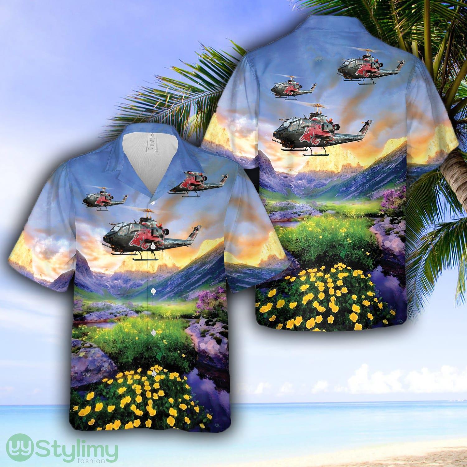 Bell Cobra 209AH-1F The Flying Bulls Hawaiian Shirt 2 Bell Cobra 209AH-1F The Flying Bulls Hawaiian Shirt - Bell Cobra 209AH-1F The Flying Bulls Hawaiian Shirt