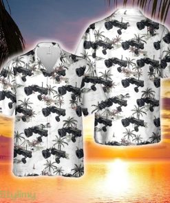 Black Chase Allis-Chalmers One-Ninety Wide Front Tractor with 3-Point Hitch Hawaiian Shirt - Black Chase Allis-Chalmers One-Ninety Wide Front Tractor with 3-Point Hitch Hawaiian Shirt