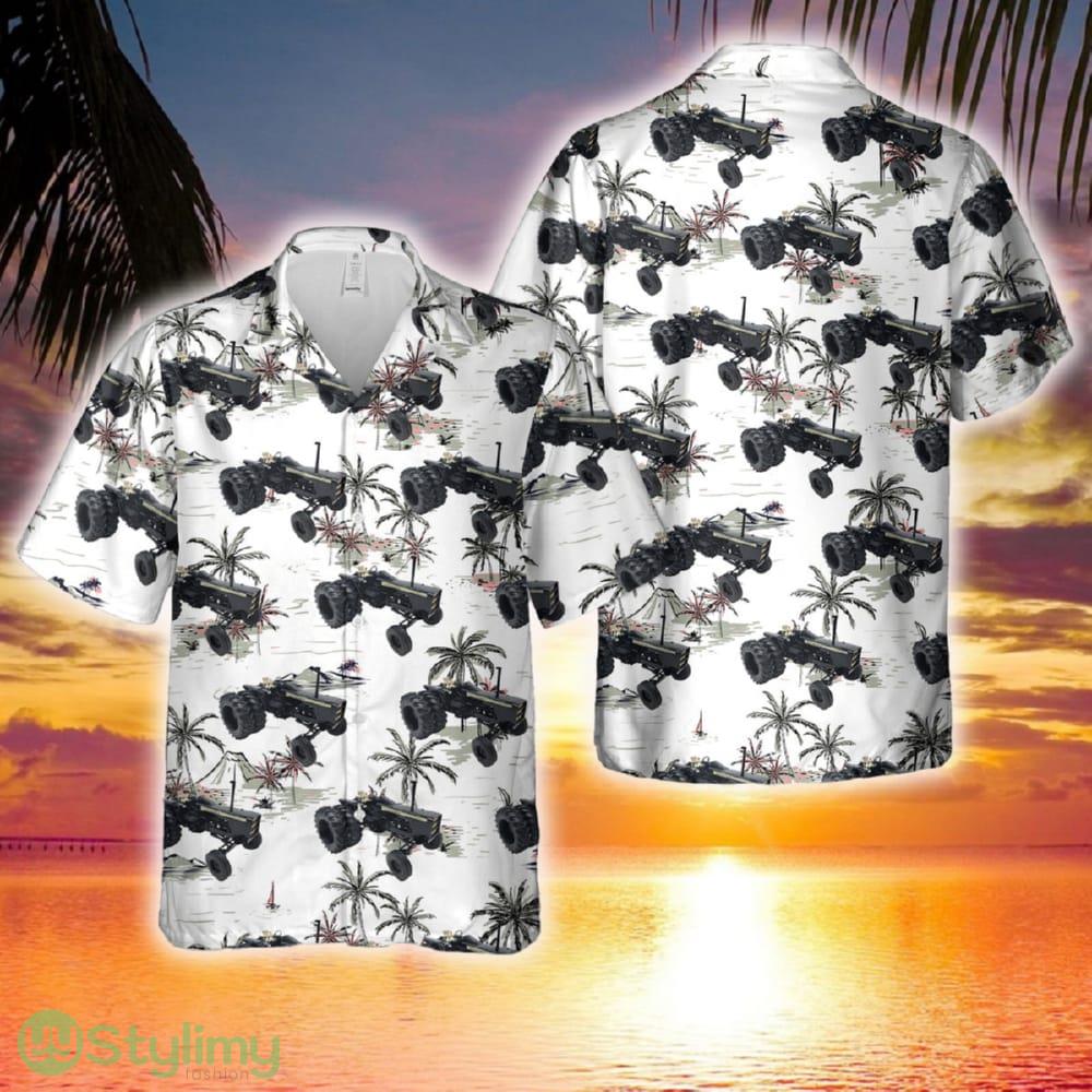 Black Chase Allis-Chalmers One-Ninety Wide Front Tractor with 3-Point Hitch Hawaiian Shirt 2 Black Chase Allis-Chalmers One-Ninety Wide Front Tractor with 3-Point Hitch Hawaiian Shirt - Black Chase Allis-Chalmers One-Ninety Wide Front Tractor with 3-Point Hitch Hawaiian Shirt