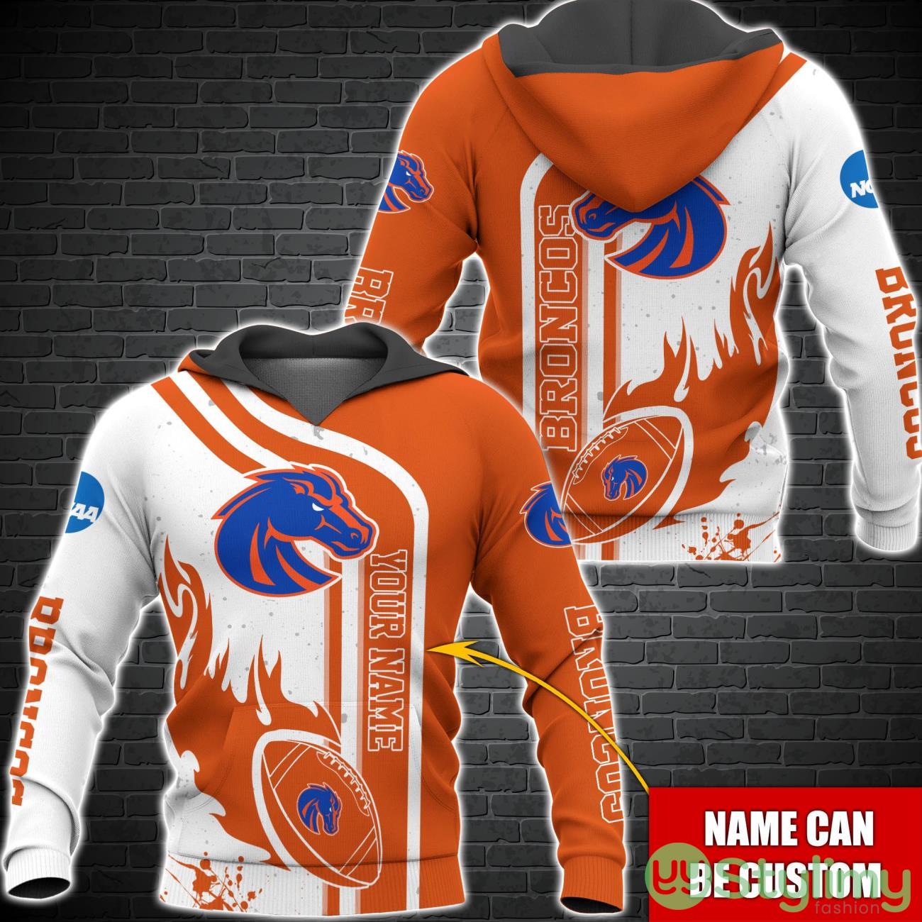 Boise State Broncos NCAA1 Custom Name 3D Hoodie All Over Printed 7 Boise State Broncos NCAA1 Custom Name 3D Hoodie All Over Printed Product Photo 1