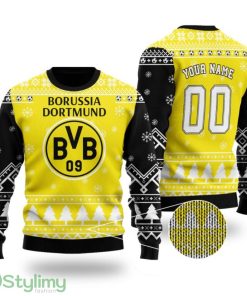 Borussia Dortmund Personalized 3D Ugly Christmas Sweater Product Photo 1