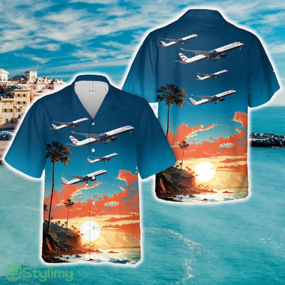 British Airways Airbus A350-1041 Hawaiian Shirt 2 British Airways Airbus A350-1041 Hawaiian Shirt - British Airways Airbus A350-1041 Hawaiian Shirt