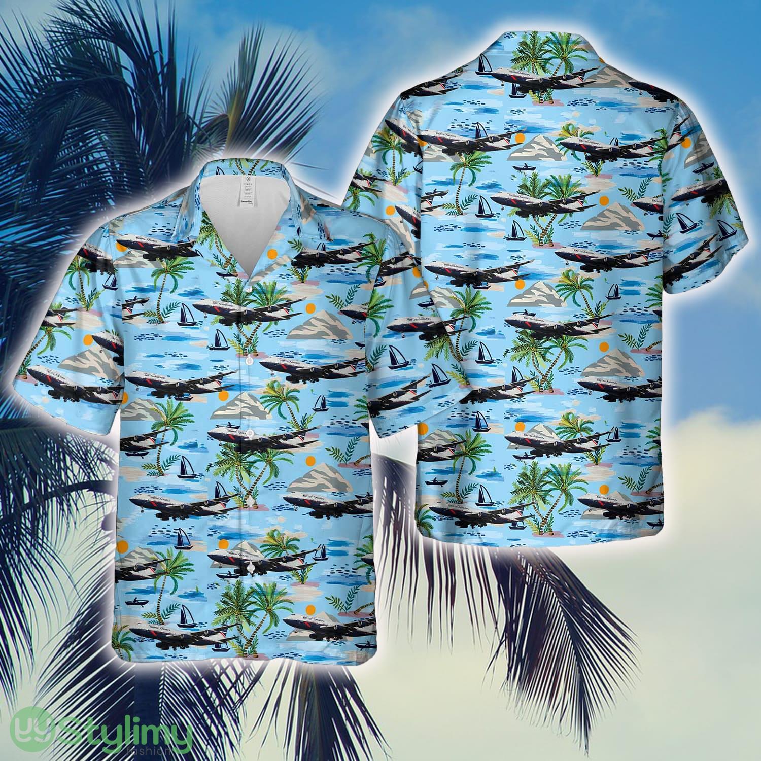 British Airways Landor Livery BA100 City of Swansea Boeing 747-436 G-BNLY Hawaiian Shirt 2 British Airways Landor Livery BA100 City of Swansea Boeing 747-436 G-BNLY Hawaiian Shirt - British Airways Landor Livery BA100 City of Swansea Boeing 747-436 G-BNLY Hawaiian Shirt