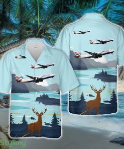 British Airways Oneworld Boeing 747-436 G-CIVP Hawaiian Shirt - British Airways Oneworld Boeing 747-436 G-CIVP Hawaiian Shirt
