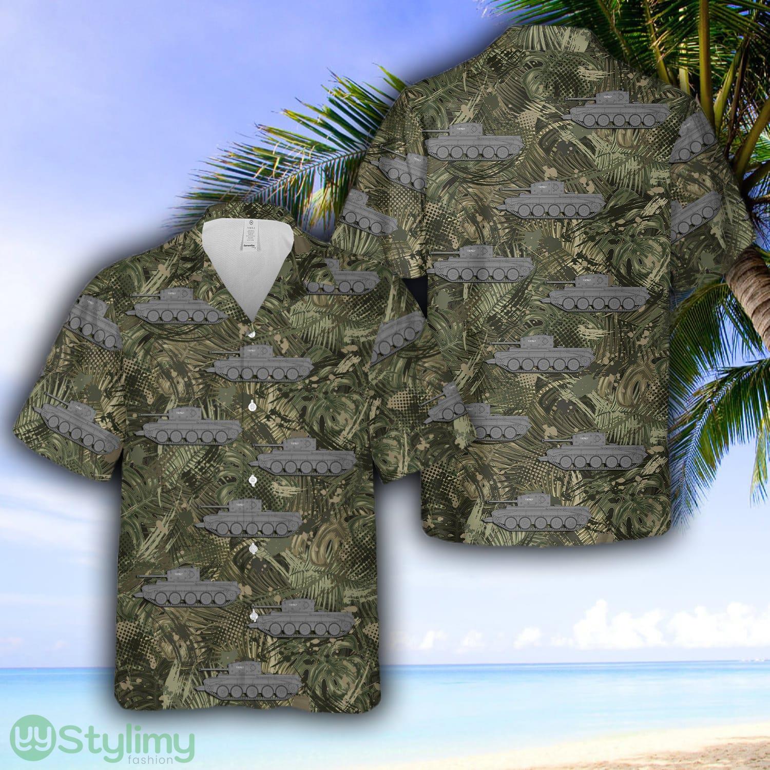 British Army Cromwell Mk.IV Northamptonshire, Yeomanry, 11th Armoured Division Hawaiian Shirt 2 British Army Cromwell Mk.IV Northamptonshire, Yeomanry, 11th Armoured Division Hawaiian Shirt - British Army Cromwell Mk.IV Northamptonshire, Yeomanry, 11th Armoured Division Hawaiian Shirt