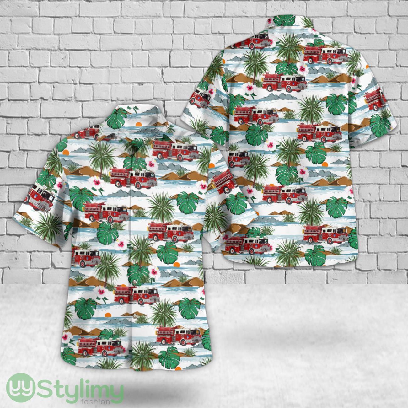Brooklyn, New York, FDNY 1985 Mack CF Engine 253 3D Hawaiian Shirt short sleeve Men And Women Shirt 2 Brooklyn, New York, FDNY 1985 Mack CF Engine 253 3D Hawaiian Shirt short sleeve Men And Women Shirt Product Photo 1