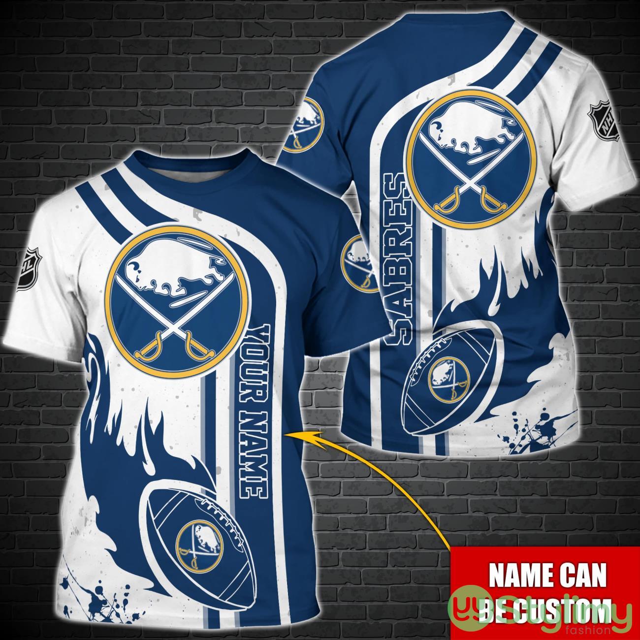 Buffalo Sabres NHL Custom Name Special T-Shirt For Fans 2 Buffalo Sabres NHL Custom Name Special T-Shirt For Fans Product Photo 1