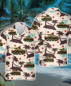 Bundeswehr Marder III with a three-tone camouflage Hawaiian Shirt - Bundeswehr Marder III with a three-tone camouflage Hawaiian Shirt