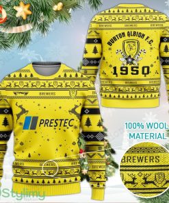 Burton Albion FC 3D Ugly Christmas Sweater Product Photo 1