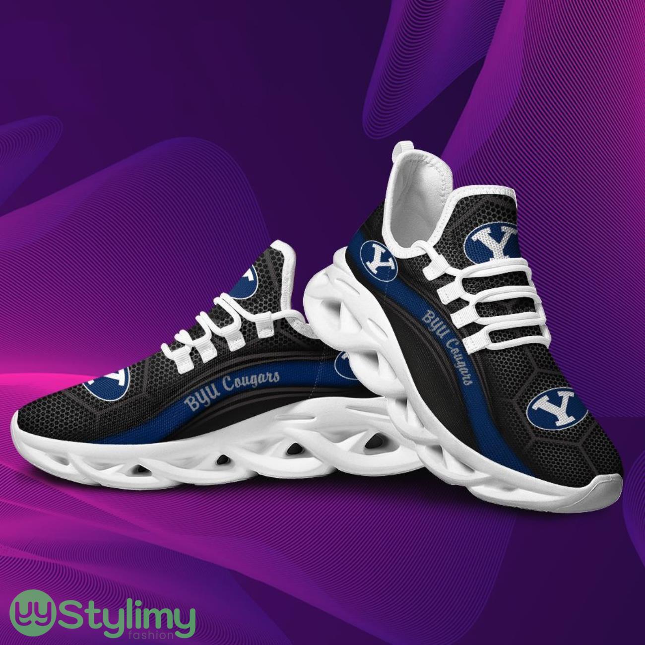 BYU Cougars Max Soul Sneakers Running Sports Shoes For Men Women 4 BYU Cougars Max Soul Sneakers Running Sports Shoes For Men Women Product Photo 4