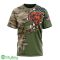 Chicago Bears Flag Andl Camo Design Custom Name And Number 3D T-Shirt Product Photo 2