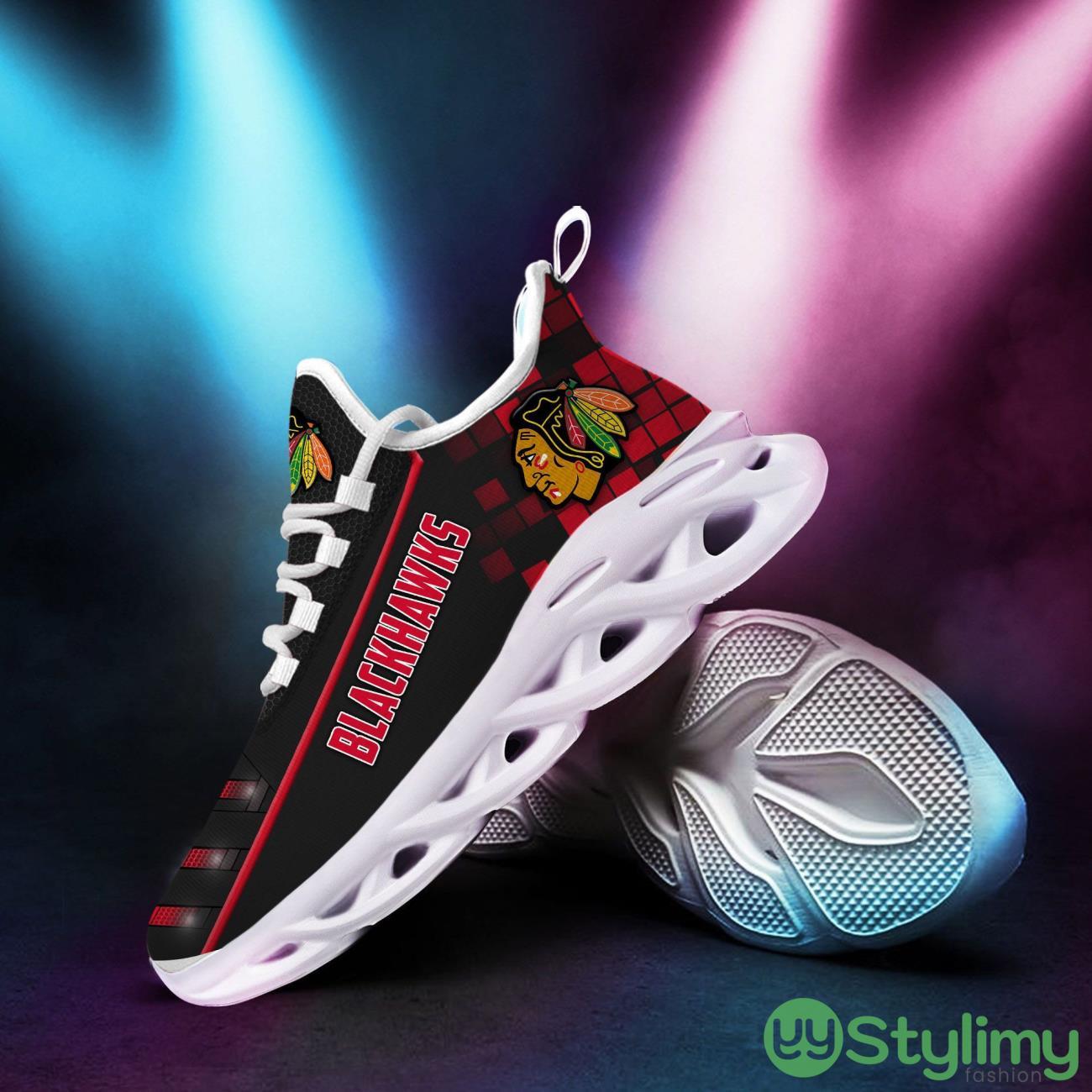 Chicago Blackhawks Custom Name Max Soul Sneaker Shoes For Fan For Men Women 4 Chicago Blackhawks Custom Name Max Soul Sneaker Shoes For Fan For Men Women Product Photo 4