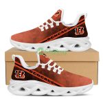 Cincinnati Bengals Polygonal Design Trending Max Soul Clunky Sneaker Shoes For Mens Womens Product Photo 4