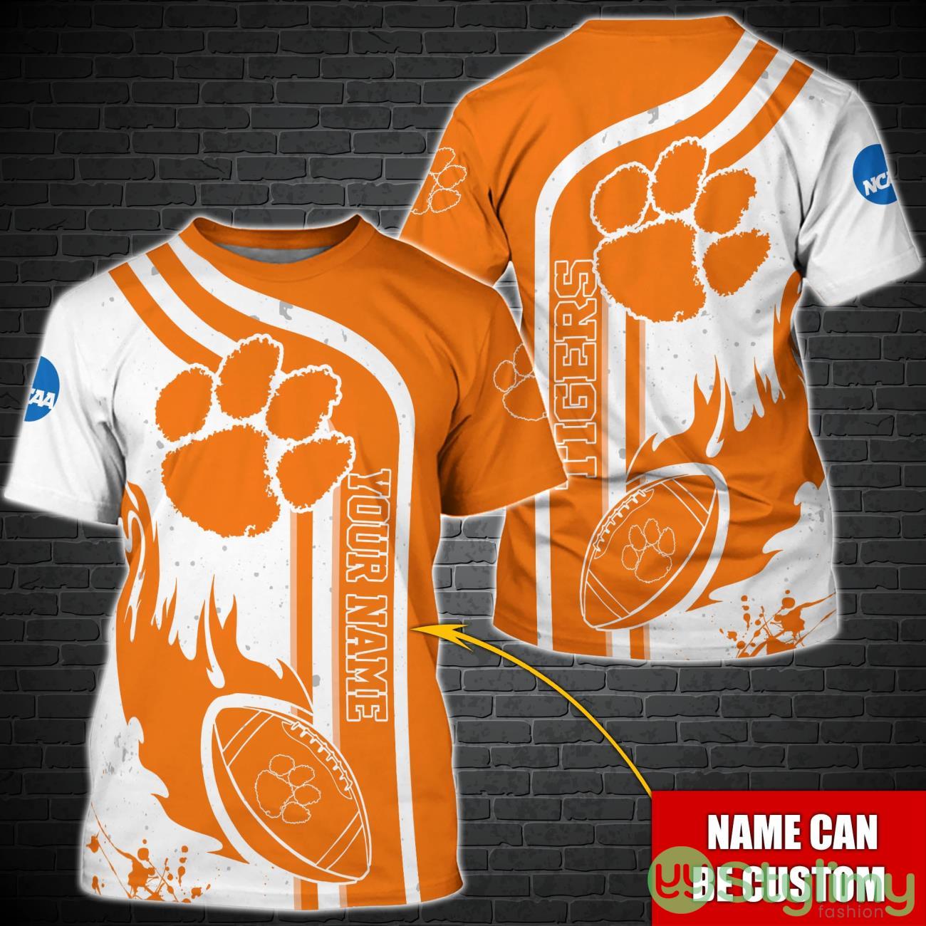 Clemson Tigers NCAA1 Custom Name Special T-Shirt For Fans 2 Clemson Tigers NCAA1 Custom Name Special T-Shirt For Fans Product Photo 1