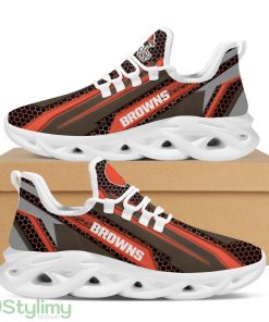 Cleveland Browns Geometric Hexagon Design Trending Max Soul Clunky Sneaker Shoes For Mens WomensAmerican Football Team Fans For Men Women Product Photo 1