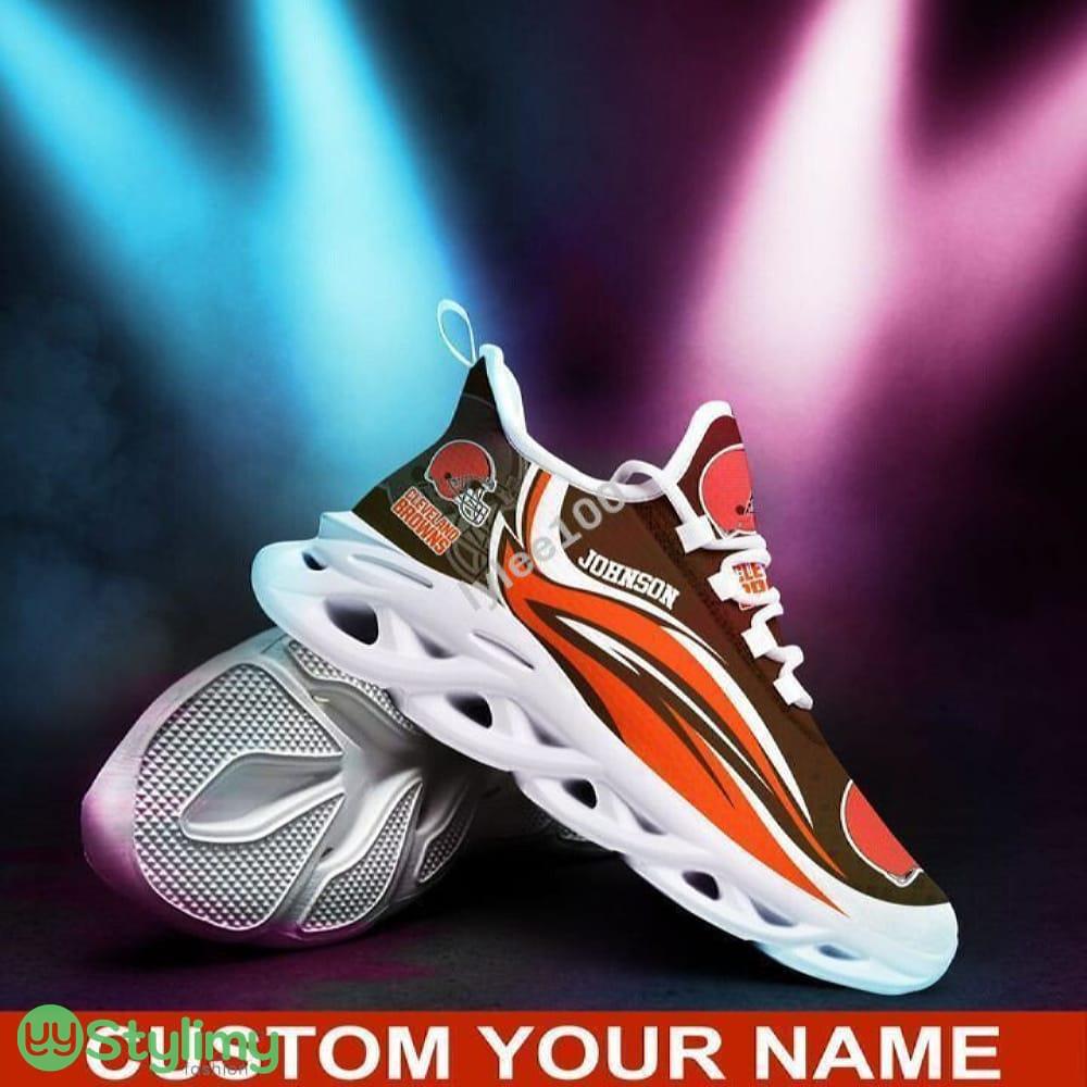 Cleveland Browns Max Soul Sneakers High-quality Men And Women Running Shoes Custom Name 2 Cleveland Browns Max Soul Sneakers High-quality Men And Women Running Shoes Custom Name - Cleveland Browns Max Soul Sneakers Sports Shoes_2
