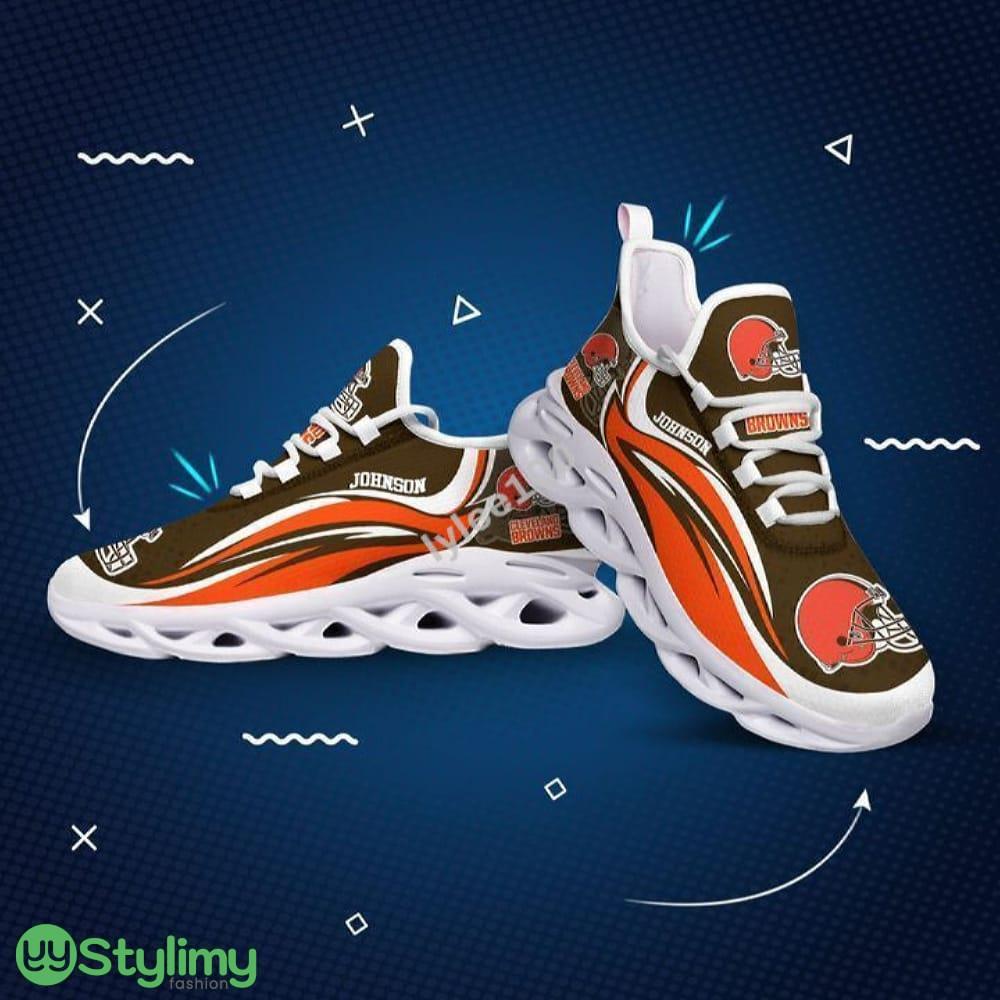 Cleveland Browns Max Soul Sneakers High-quality Men And Women Running Shoes Custom Name 3 Cleveland Browns Max Soul Sneakers High-quality Men And Women Running Shoes Custom Name - Cleveland Browns Max Soul Sneakers Sports Shoes_3