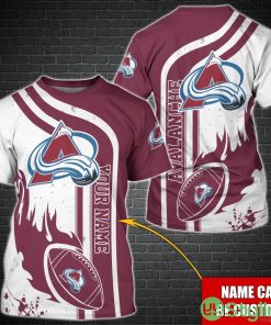 Colorado Avalanche NHL Custom Name Special T-Shirt For Fans Product Photo 1
