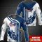Columbus Blue Jackets NHL Custom Name 3D Hoodie All Over Printed Product Photo 2