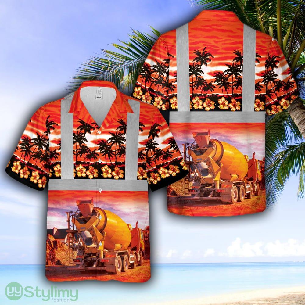 Concrete Mixer Hawaiian Shirt 2 Concrete Mixer Hawaiian Shirt - Concrete Mixer Hawaiian Shirt
