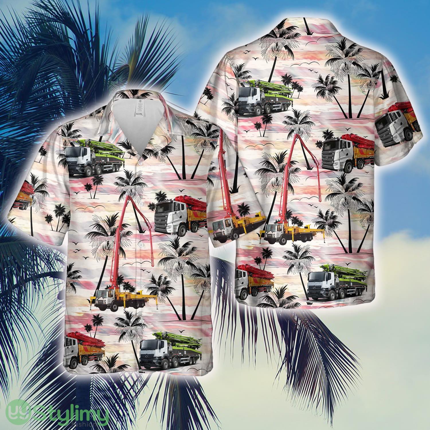Concrete Pumps Hawaiian Shirt 2 Concrete Pumps Hawaiian Shirt - Concrete Pumps Hawaiian Shirt