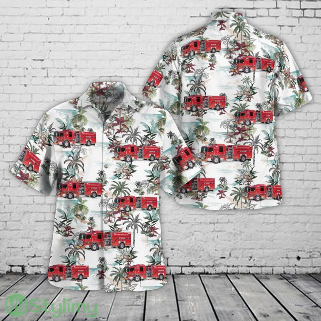 Conroe, Texas, South Montgomery County Fire Department 3D Hawaiian Shirt short sleeve Men And Women Shirt 2 Conroe, Texas, South Montgomery County Fire Department 3D Hawaiian Shirt short sleeve Men And Women Shirt Product Photo 1