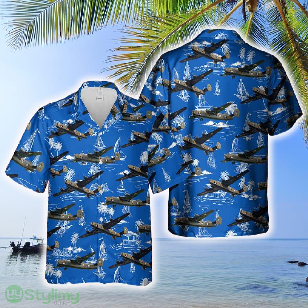 Consolidated B-24 Liberator Diamond Lil Hawaiian Shirt 2 Consolidated B-24 Liberator Diamond Lil Hawaiian Shirt - Consolidated B-24 Liberator Diamond Lil Hawaiian Shirt