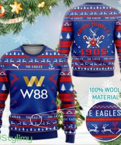 Crystal Palace FC 3D Ugly Christmas Sweater Product Photo 1