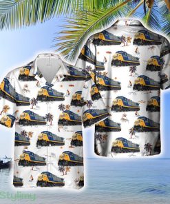 CSX Transportation GE AC6000CW Locomotive Hawaiian Shirt - CSX Transportation GE AC6000CW Locomotive Hawaiian Shirt