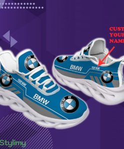 Custom Name BMW Car Car Lovers Fans Max Soul Sneakers New Gift Running Shoes Men Women Fans - BMW Car Chunky Shoes Car Personlized Photo 1