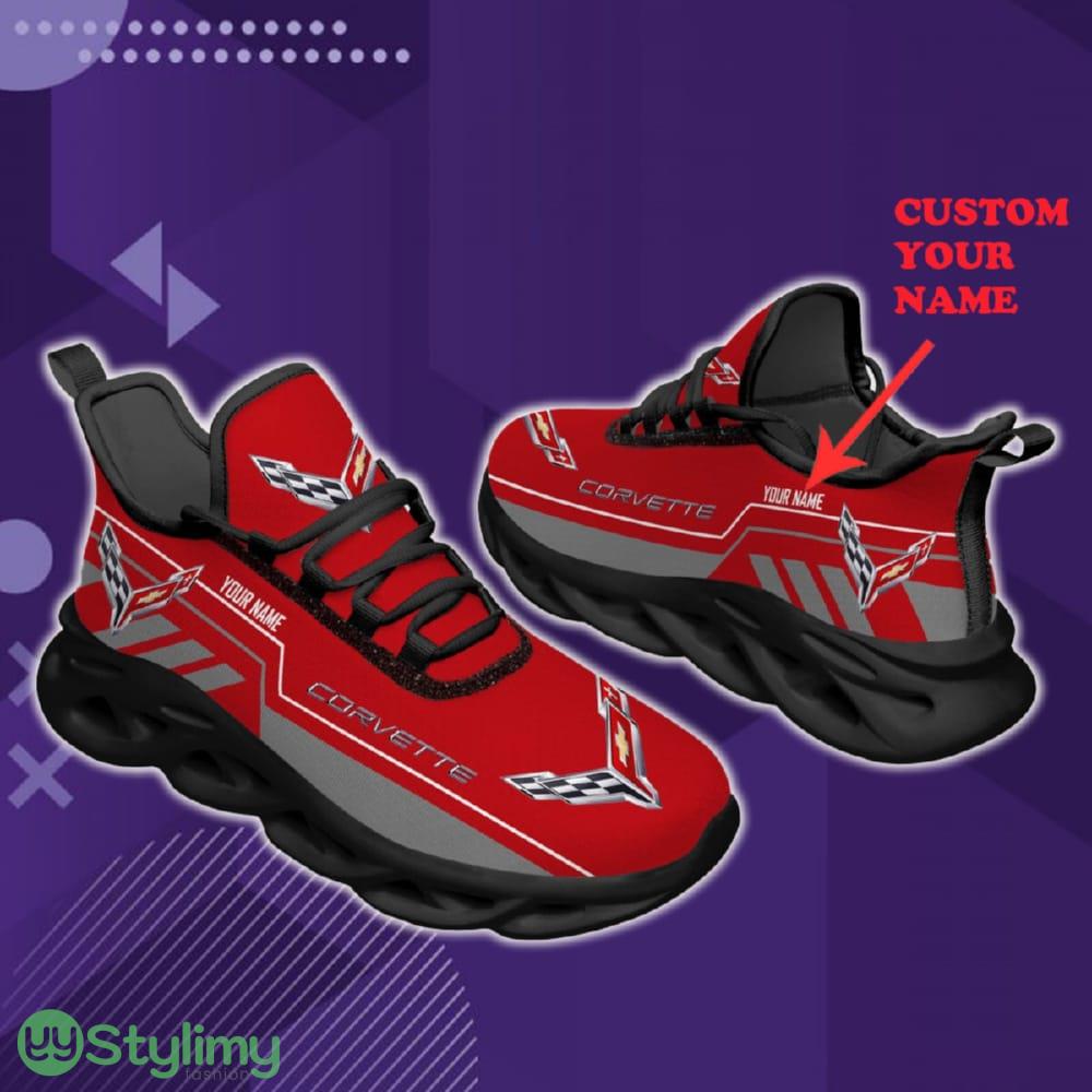 Custom Name Chevrolet Corvette Car Lovers Fans Max Soul Sneakers New Gift Running Shoes Men Women Fans 2 Custom Name Chevrolet Corvette Car Lovers Fans Max Soul Sneakers New Gift Running Shoes Men Women Fans - Chevrolet Corvette Chunky Shoes Car Personlized Photo 2